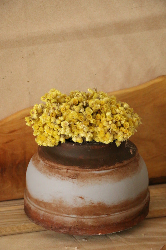 Hoyatap Geniş Tabanlı Pas Metal Efektli Desenli Modern Kaşıklık