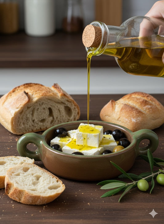 El Yapımı Dekoratif Kulplu Yeşil Renk Kase -Mezelik