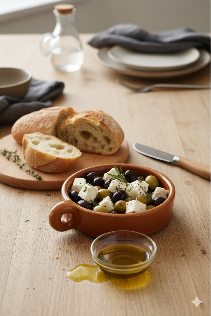 El Yapımı Dekoratif Tek Kulplu Sarı Desenli Renk Kase -Mezelik